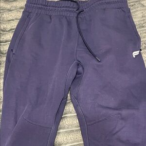 Fabletics Kids Navy Blue Elastic Waist Joggers